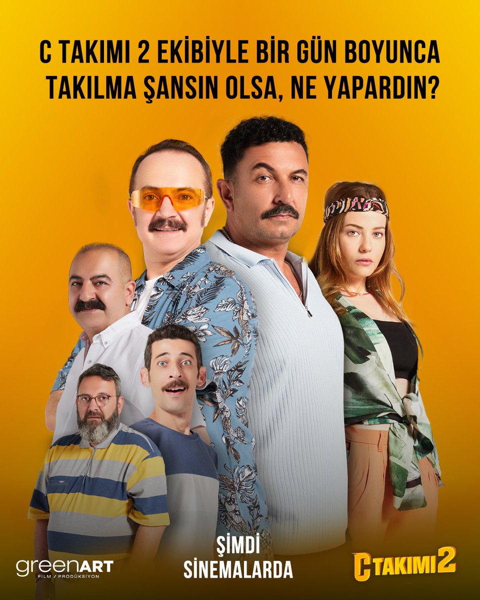 C Takımı (@ctakimifilmi) on Twitter photo C Takımı 2 ekibiyle bir gün geçirme şansın olsaydı, ne yapardın? 🤔😂 Yorumlarda buluşalım. 👇🏼
#CTakımı2 şimdi sadece sinemalarda! 🍿
<a href="/greenartgrup/">Greenartgrup</a> C Takımı 2 ekibiyle bir gün geçirme şansın olsaydı, ne yapardın? 🤔😂 Yorumlarda buluşalım. 👇🏼
#CTakımı2 şimdi sadece sinemalarda! 🍿
<a href="/greenartgrup/">Greenartgrup</a>
