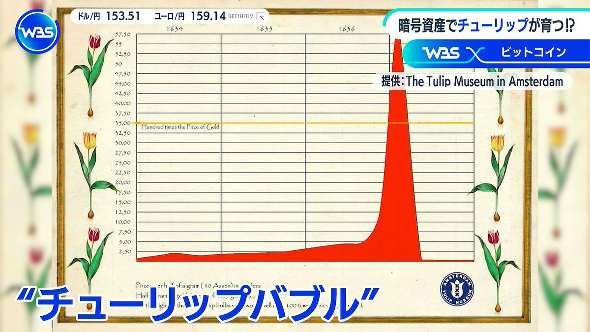 衝撃】ビットコインバブルでチューリップバブル ビットコインのマイニング装置をビニールハウスに設置して、発生する熱でビニールハウスを暖めて、チューリップ 育てて収穫。マイニングの収益を得つつ燃料費を節約。もう時代が進みすぎてて意味がわからん。