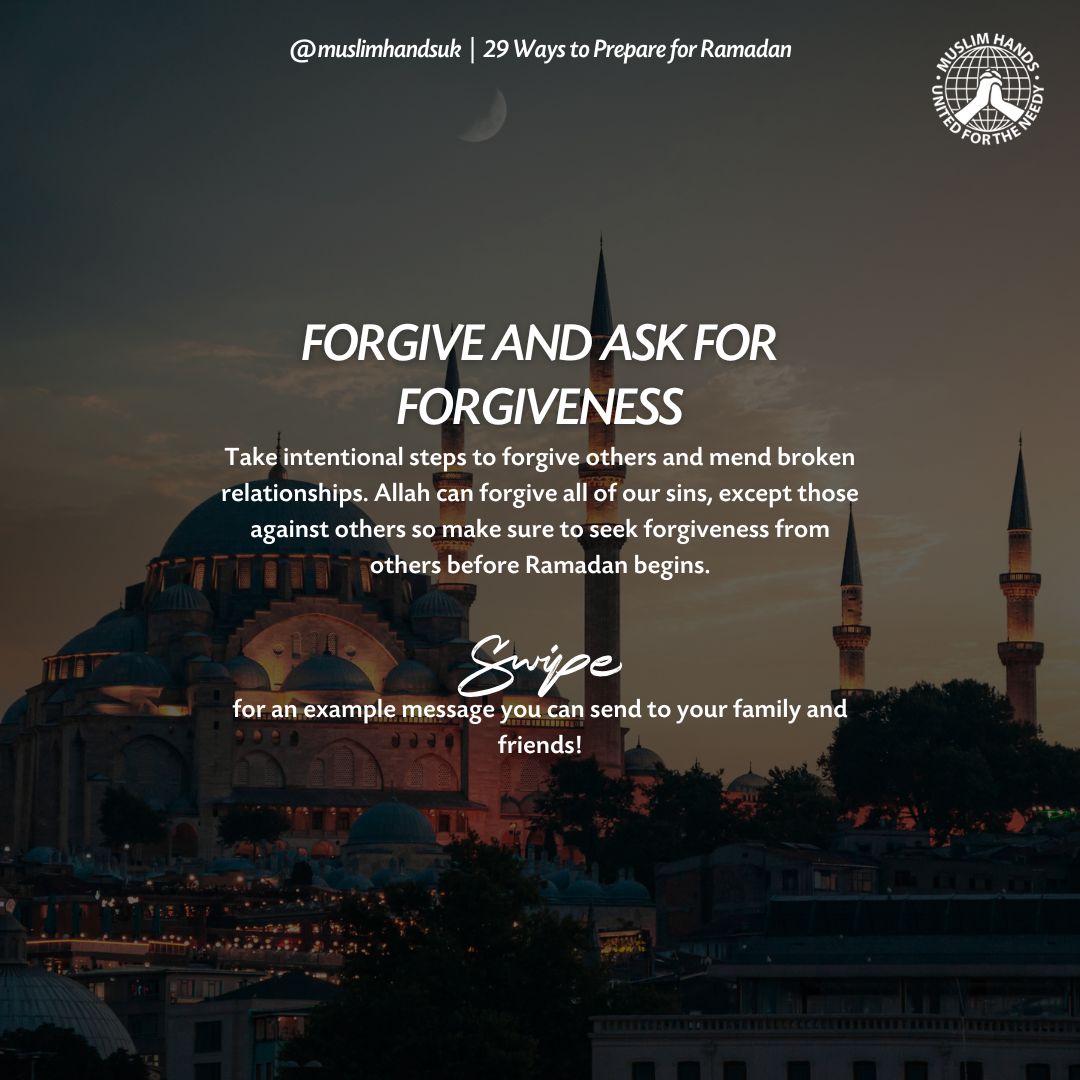 muslimhandsuk's tweet photo. Free your heart by forgiving others and seeking forgiveness. Enter Ramadan with a clean and humble heart. 👏
#islam #islamic #islamupdate #islamquotes #islamdaily #islamicquotes #islamreels #learnislam #muslim #muslimquotes #muslimah #muslims #ramadan2025 #ramadankareem https://t.co/kJAE2wrbES