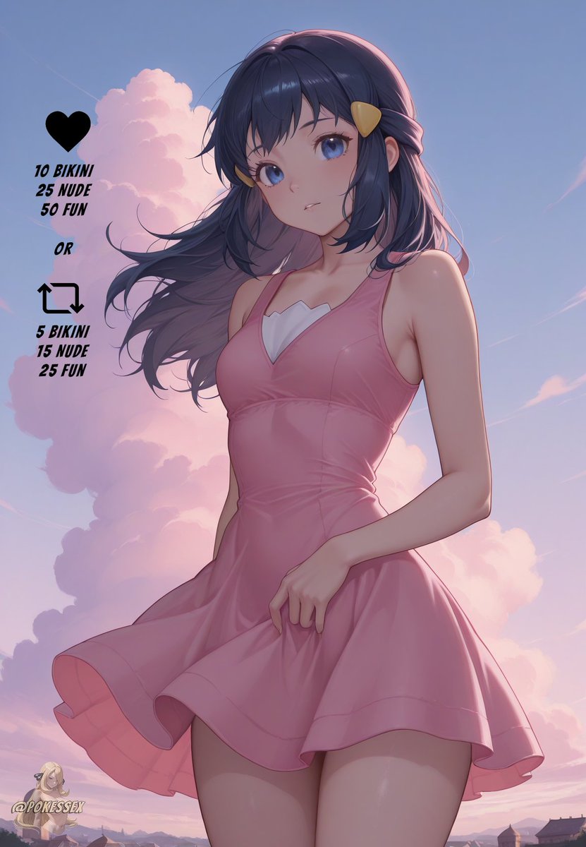 Pokessex's tweet photo. Dawn #pokemon Chudai #anime #PokemonTCGPocket #cute #dress https://t.co/arwNwXoQRF