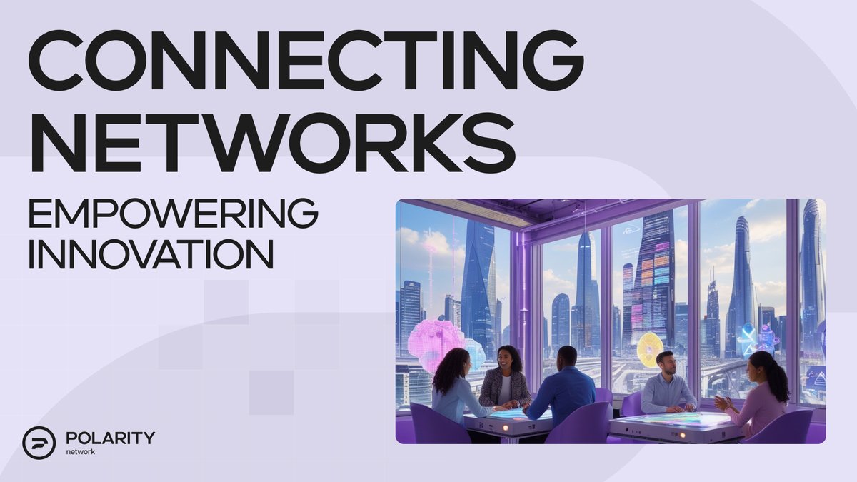 PolarityNet's tweet image. Web3 is about collaboration and connection. Polarity bridges ecosystems to create a unified, interoperable blockchain future. 🌉

#BlockchainInteroperability #Web3Solutions #PolarityNetwork #DecentralizedInnovation