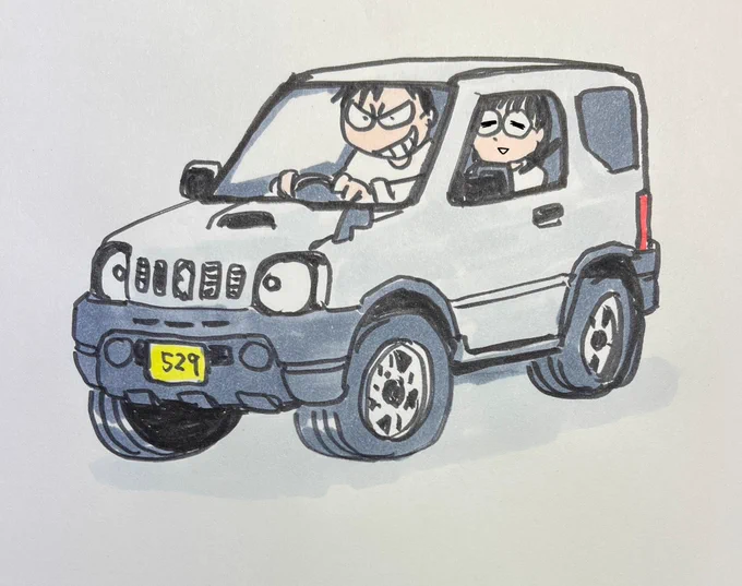 #お前ら自分の愛車の絵描いてみろ過去の愛車 