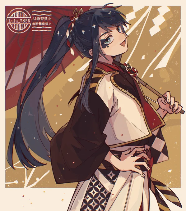 絶対似合うと思って描いてたら大満足 
