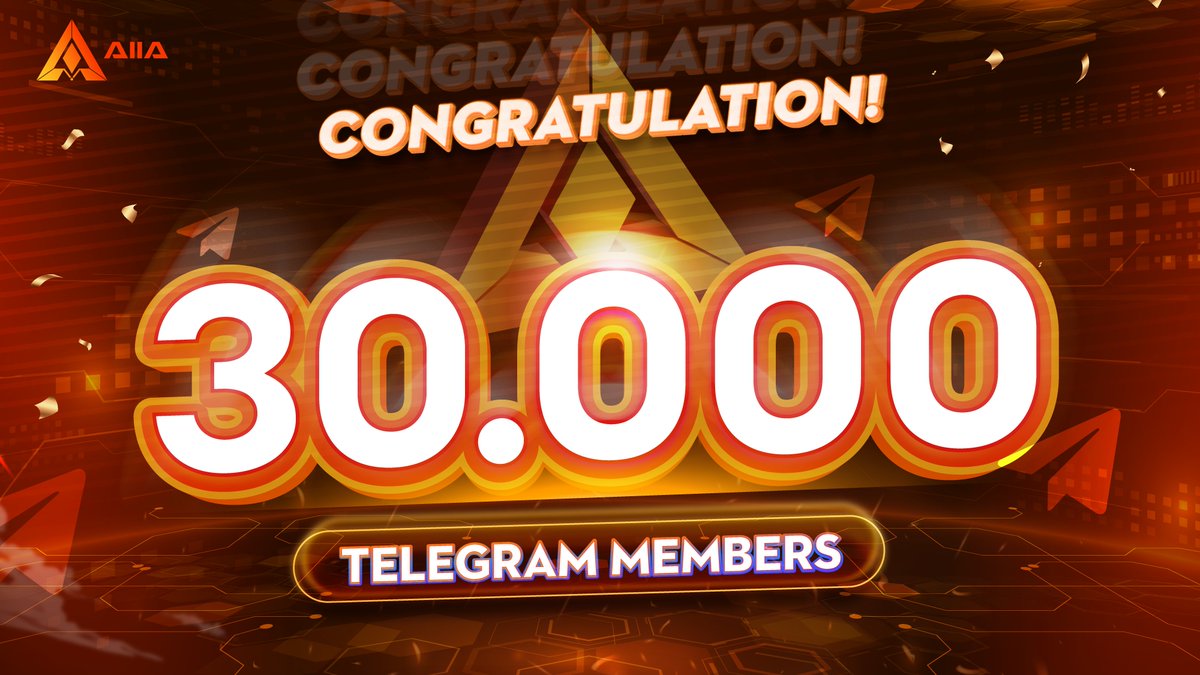 aiia_finance's tweet image. 🎉 AIIA Finance EXPLODES to 30,000 Members a RECORD time! 

You DON’T want to miss this! Our Telegram community has skyrocketed to 30,000 members in just weeks, and the excitement is OFF THE CHARTS! 🏆

HURRY - our massive $2M AIIA airdrop is LIVE NOW, and spots are filling up