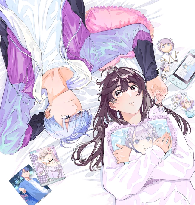 サムネ用イラストのフルバージョン初公開です#デリヲの推しごと 