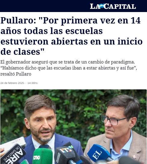 claudiaebalague's tweet photo. @maxipullaro No mezclemos peras con manzanas!

Hace 14 años, las clases comenzaban en tiempo y forma xq se les mejoró notablemente el salario a lxs docentes, se les pagaba el 82% móvil (q ud eliminó) y no había presentismo (q ud reinstauró)

A Binner, lxs docentes lo aplaudían!👇 https://t.co/yhwtfyIyIS