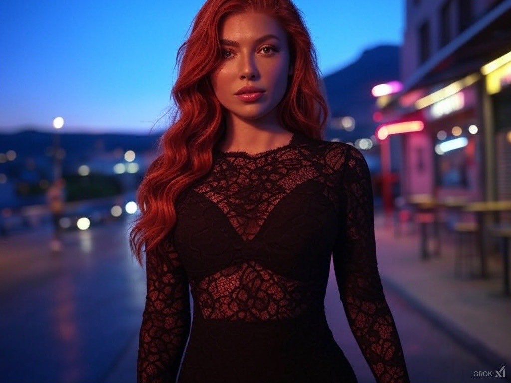 AIGirlCreation's tweet photo. ”Black lace in neon light—what’s her secret tonight?"

#ai #aiart https://t.co/BgDkv6khff