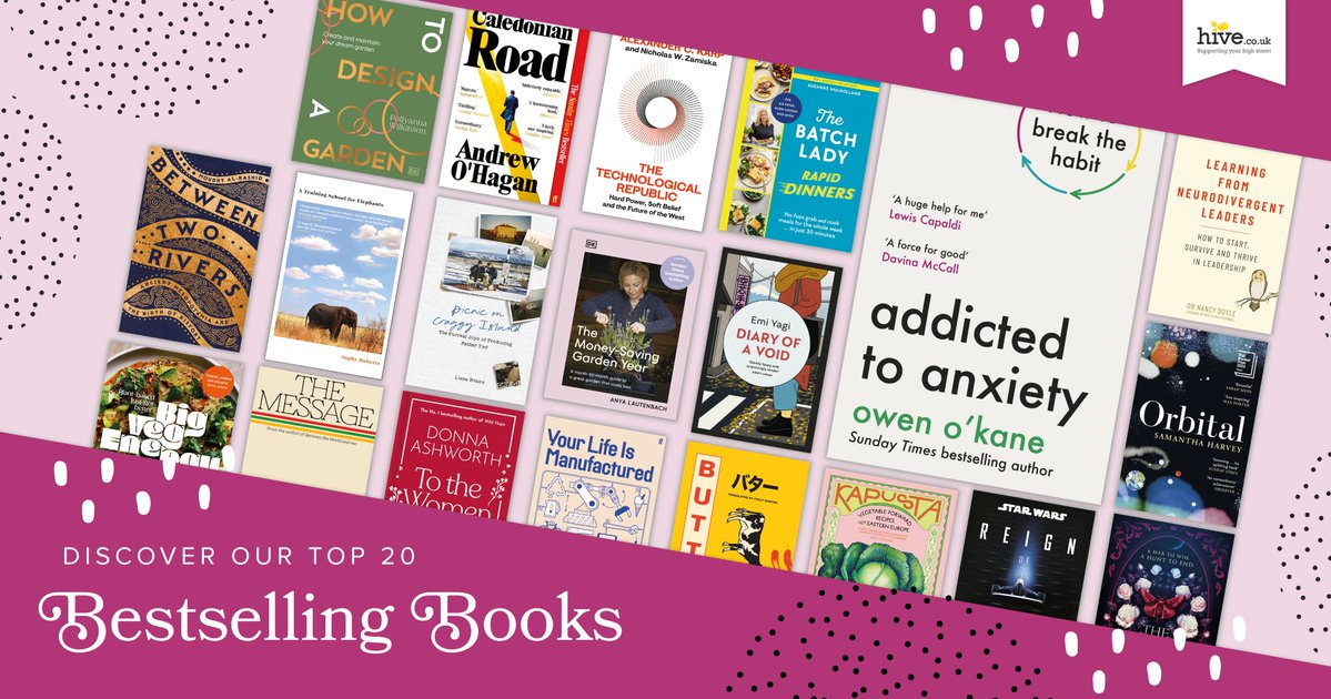Hive.co.uk (@hivestores) on Twitter photo A fitting #1 bestseller following #EmotionalHealthAwarenessDay yesterday! Gain a deeper understanding of anxiety and discover how to break harmful habits with <a href="/owenokaneten/">Owen O'Kane</a>’s Addicted to Anxiety. 🧠❤️
Discover our bestselling titles 👇
hive.co.uk/books/bestsell…
#BookTwitter A fitting #1 bestseller following #EmotionalHealthAwarenessDay yesterday! Gain a deeper understanding of anxiety and discover how to break harmful habits with <a href="/owenokaneten/">Owen O'Kane</a>’s Addicted to Anxiety. 🧠❤️
Discover our bestselling titles 👇
hive.co.uk/books/bestsell…
#BookTwitter