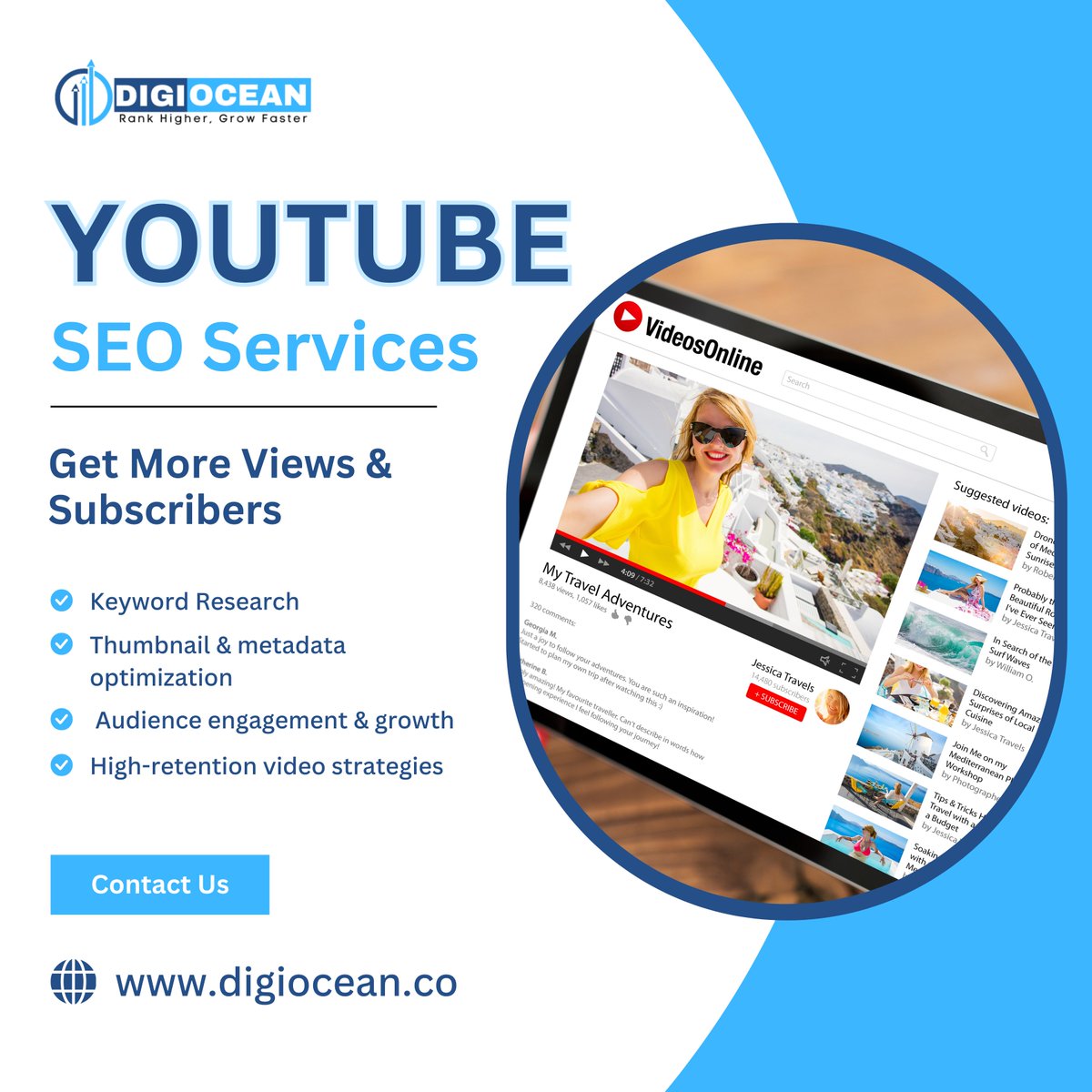 digioceanrakesh's tweet image. Want more views, subscribers, and engagement on YouTube?
📖 Visit Our Website : digiocean.co/youtube-seo-se…
#YouTubeSEO #YouTubeGrowth #SEOExperts #VideoMarketing #YouTubeStrategy #GrowYourChannel #YouTubeTips