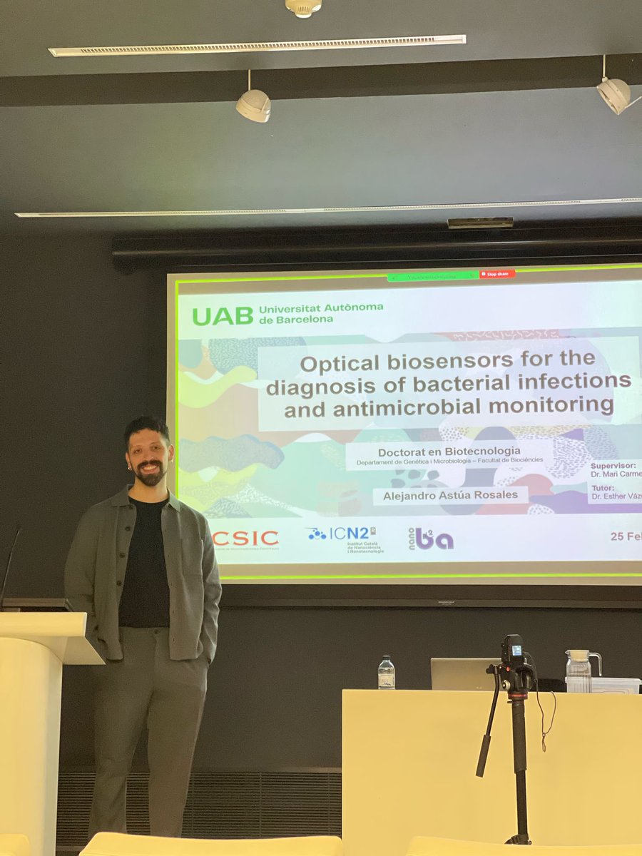 Today, our colleague Alejandro Astua defends his thesis. Wishing him the best of the lucks!!👏🏻👏🏻👏🏻
