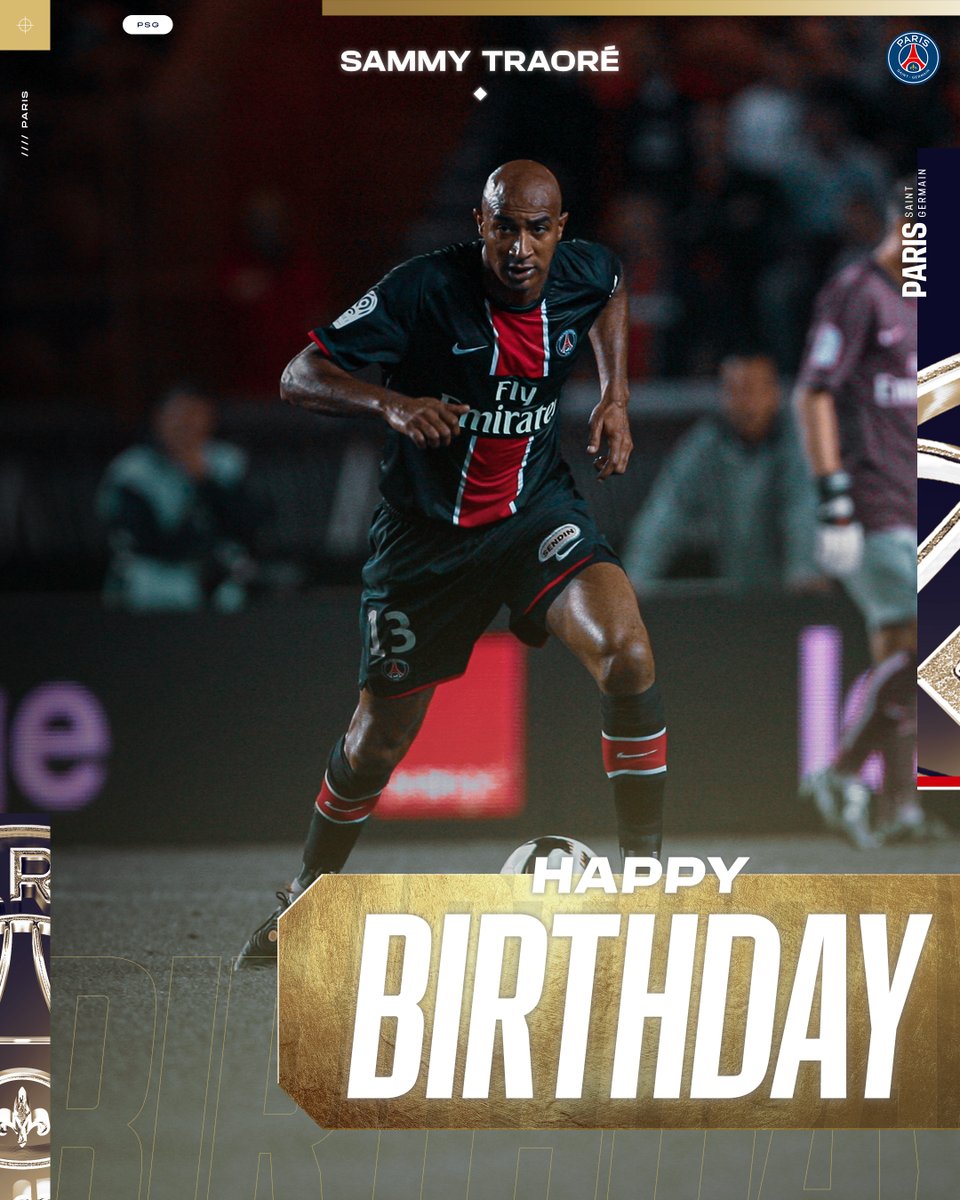 PSG_inside's tweet photo. 🎂❤️💙

Joyeux anniversaire également à Mevlüt Erdinç (38 ans) et Sammy Traoré (49 ans) ! 🥳 https://t.co/egiMsb8EAW