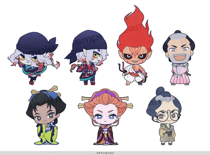 【お仕事】ツインエンジン様から『#劇場版モノノ怪 第二章 火鼠』の公式ミニキャライラストを担当させて頂きました。是非よろしくお願いいたします!#mononoke 