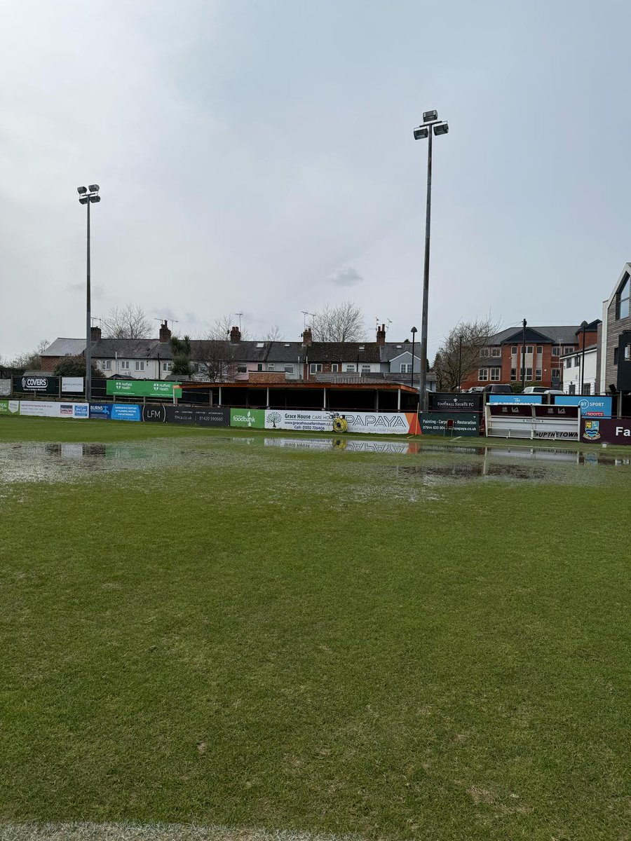 ❌ MATCH OFF ❌

After the torrential rain of the last couple of days, tonight's fixture against @HYUFC_Official has been postponed following an official inspection this morning. 🌧️

We imagine a few more games tonight may suffer a similar fate 😅

A rearranged date for this game