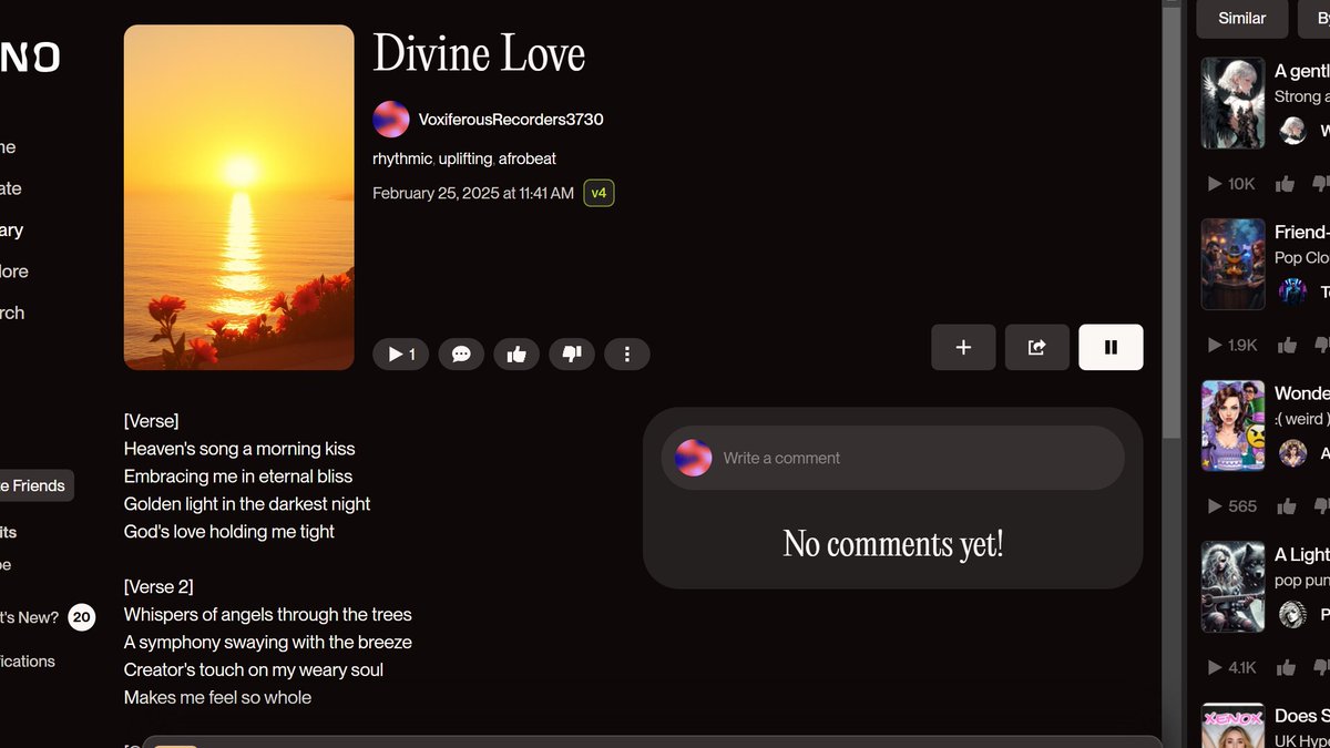 skaganzi's tweet photo. #ALX_AiSK  Divine love #sunoai https://t.co/f7PjS0VF3d
