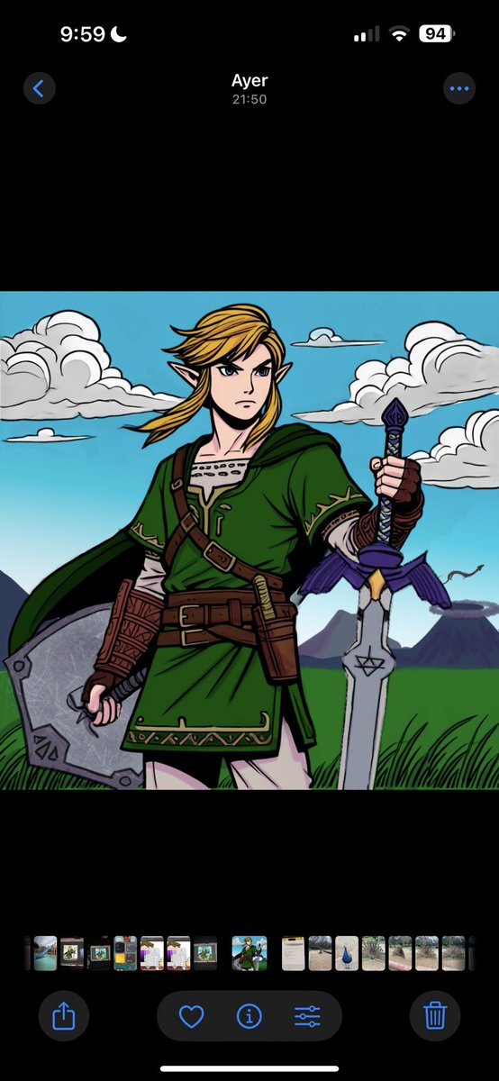 leodcd's tweet image. Esta vez tocó link! Cuéntame qué te parece? #zeldafanart #ZeldaTearsOfTheKingdom #Zelda #Nintenderos #Bitcoin