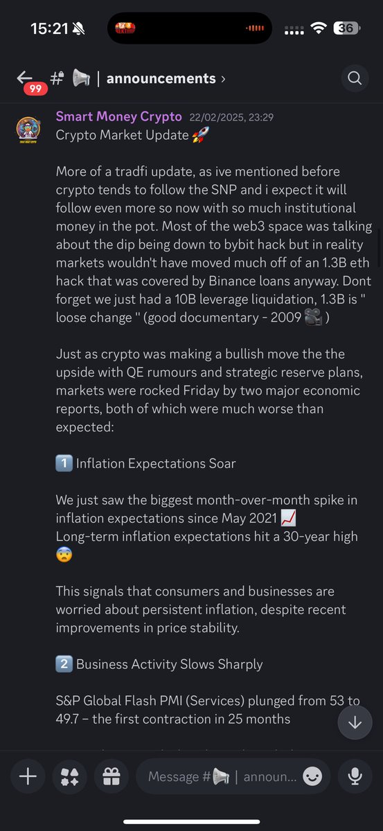 Here is why the #crypto market is crashing: 

1: