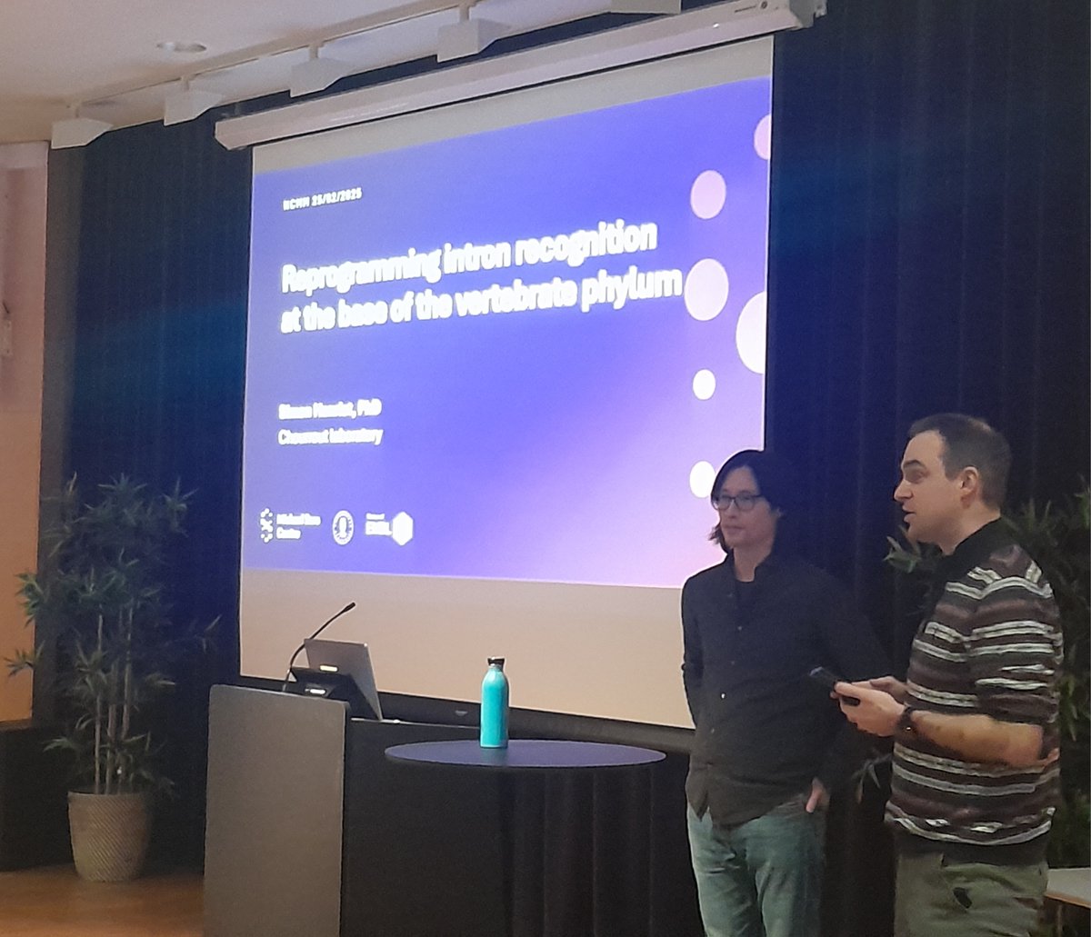 NCMBM (@ncmbmnews) on Twitter photo We are delighted to welcome <a href="/SimonHenriet2/">Simon Henriet</a> from <a href="/MSarsCentre/">Michael Sars Centre</a> to present his work on reprogramming intron!
<a href="/MSarsCentre/">Michael Sars Centre</a> and @NCMMnews are the 2 Norwegian <a href="/embl/">EMBL</a> partners. We are delighted to welcome <a href="/SimonHenriet2/">Simon Henriet</a> from <a href="/MSarsCentre/">Michael Sars Centre</a> to present his work on reprogramming intron!
<a href="/MSarsCentre/">Michael Sars Centre</a> and @NCMMnews are the 2 Norwegian <a href="/embl/">EMBL</a> partners.