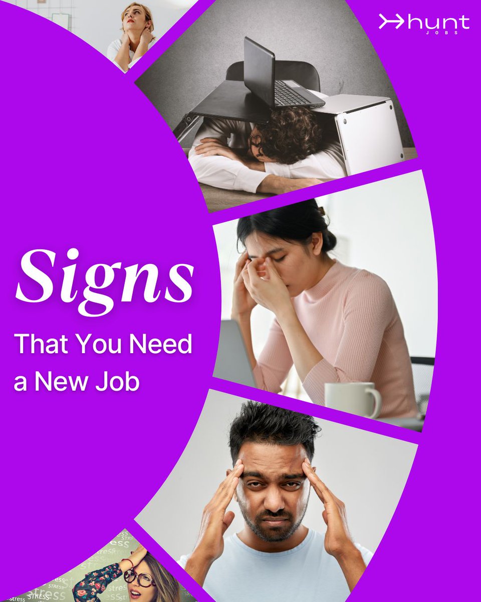 HuntJobsIndia's tweet image. Is staying in a job you hate worse than being unemployed? 🤔 Let&apos;s hear your thoughts!    

If you’re noticing these signs, it might be time for a change with @huntjobs.ai!    

#CareerChange #TimeForANewJob #WorkLife #JobSearch #DreamJob #Hiring #WorkStruggles #CareerGrowth