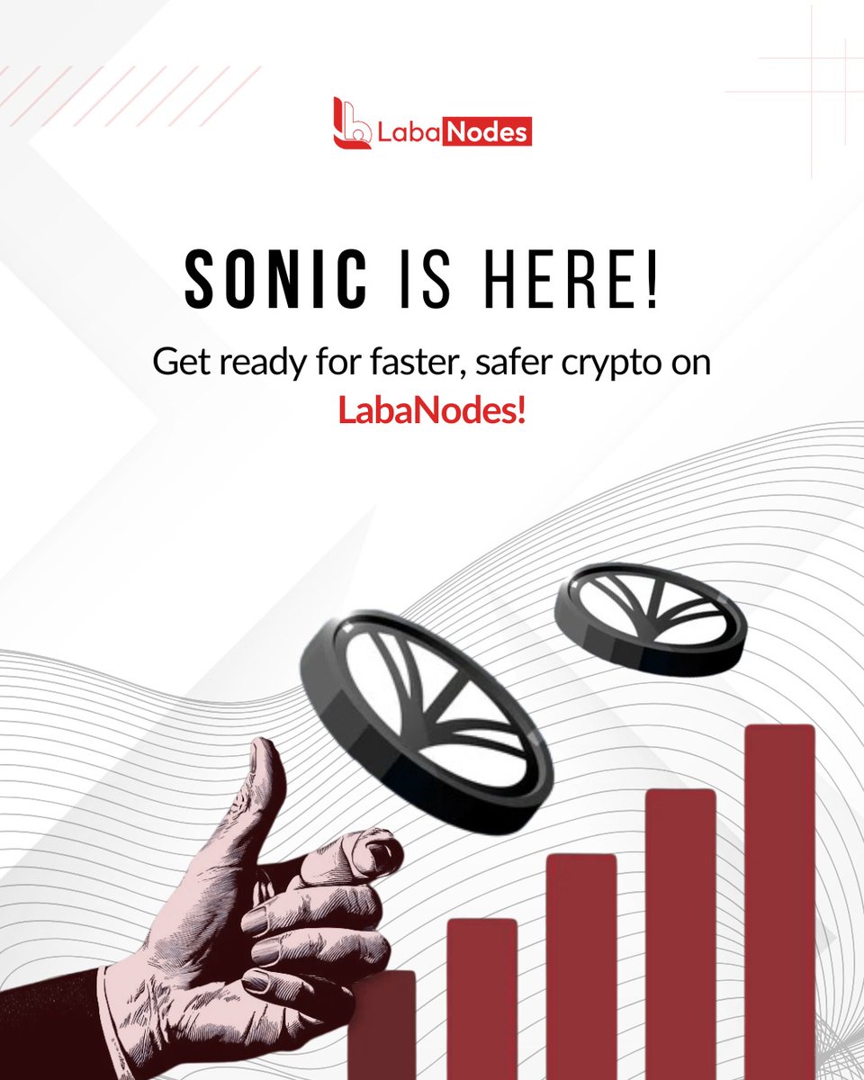 Labanodes's tweet photo. 🚀 The Future of Crypto is Here! 
Say hello to Sonic on LabaNodes – where speed meets security!
#Labanodes #Affiliationbouns #Divident #Arbitrum #Aptos #Optimism #Pol #Sui #sonic #Near #cosmo #sonic #Blockchain #Defifinance #Binance #Safepal #Bitget #Trustwallet #Labanodeseurope https://t.co/QLaUGxtSRy