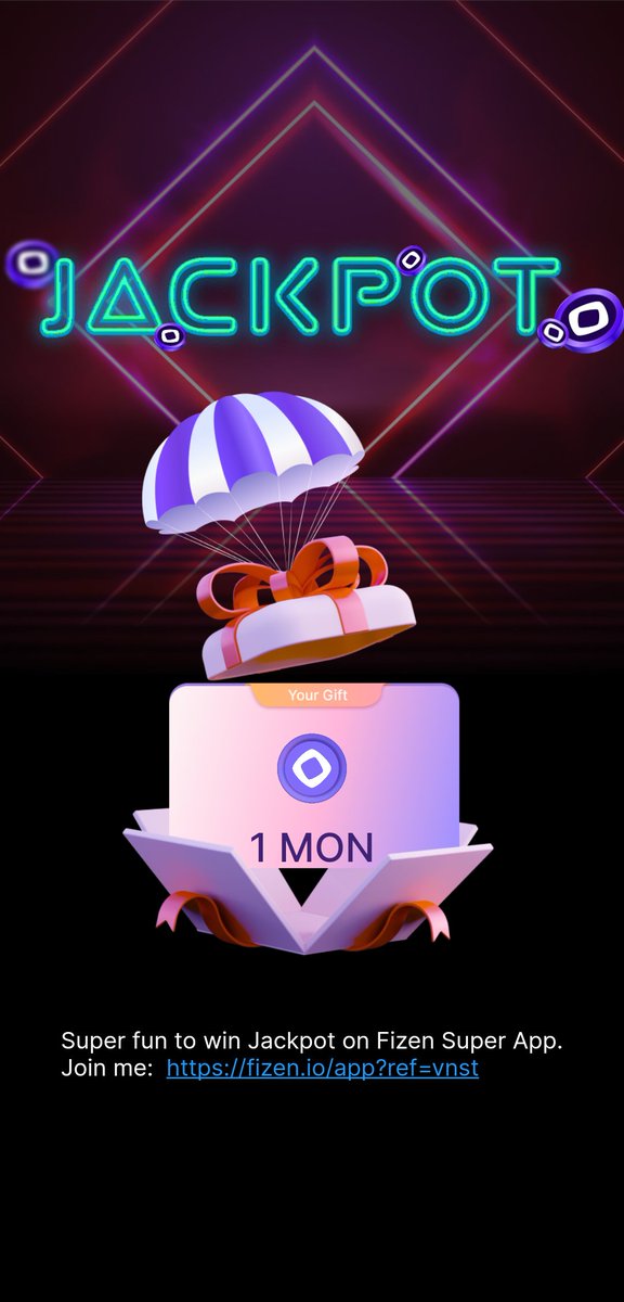 Jimenez092020's tweet photo. Super fun to win Jackpot on Fizen Super App.
Join me:  https://t.co/Nyu3Bd3fgG https://t.co/5lRnjggFLJ
