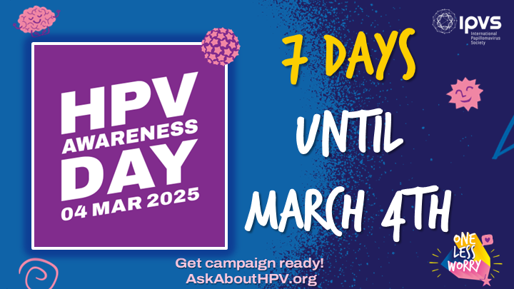 AskAboutHPV's tweet photo. Are you ready for March 4th? Let's raise awareness about the human papillomavirus (#HPV) and what we can do to prevent HPV-related #Cancer. Get involved! https://t.co/0ntq09UOFG #OneLessWorry #PublicHealth #HPVcancer #HPVVaccine #HPVAwarenessDay https://t.co/j12XuDoJHJ