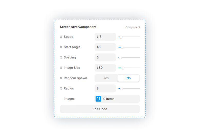 achilleernlt's tweet photo. Just brought this cool effect into a @framercomponent

Thanks @nonzeroexitcode :) 

No code needed, copy component below ↓ https://t.co/w4F679w6u0