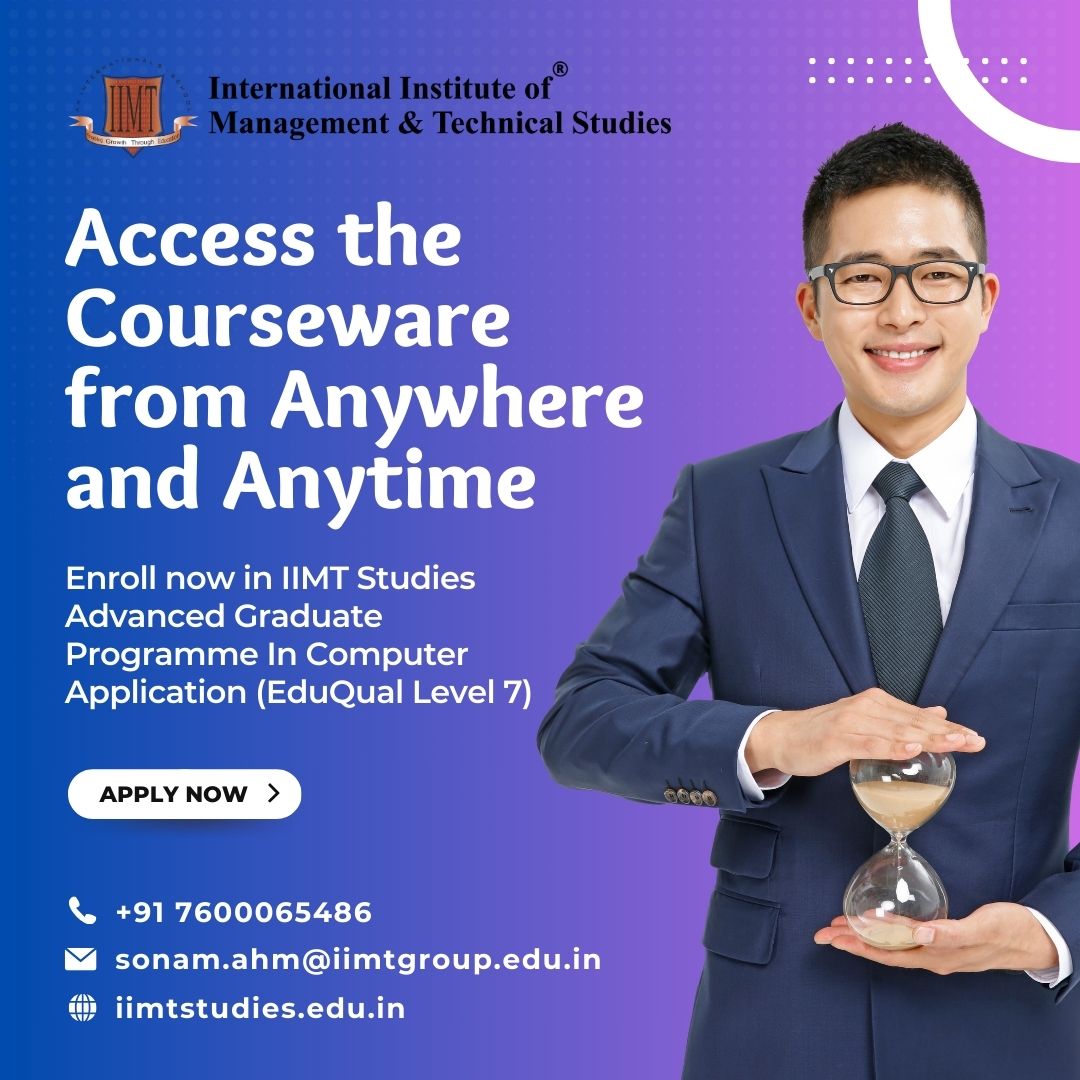 IIMTStudies's tweet image. Access the Courseware from Anywhere and Anytime...💻🖥️
#IIMTStudies #AdvancedGraduateProgramme #ComputerApplications #EduQualLevel7 #EnrollNow #OnlineLearning #AccessAnywhere #StudyAnytime #HigherEducation #GraduateProgram #TechEducation #FutureOfLearning #SkillsForSuccess