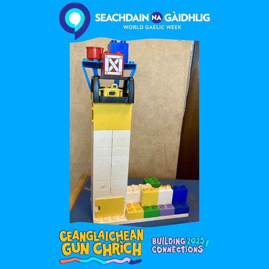 GMEeileansiar (@gmeeileansiar) on Twitter photo SnG An Rubha
Seo againn Taigh-solais Rubha an TiĂšmpain le Anouk, 3
MĂŹorbhaileach. Tha e cho coltach ris - cumaidh seo na bĂ taichean sĂ bhailte!
Here we have Tiumpan Head Lighthouse by Anouk, 3
Amazing. It looks just like it - this will keep the boats safe!
<a href="/sngaidhlig/">Seachdain na GĂ idhlig</a> SnG An Rubha
Seo againn Taigh-solais Rubha an TiĂšmpain le Anouk, 3
MĂŹorbhaileach. Tha e cho coltach ris - cumaidh seo na bĂ taichean sĂ bhailte!
Here we have Tiumpan Head Lighthouse by Anouk, 3
Amazing. It looks just like it - this will keep the boats safe!
<a href="/sngaidhlig/">Seachdain na GĂ idhlig</a>