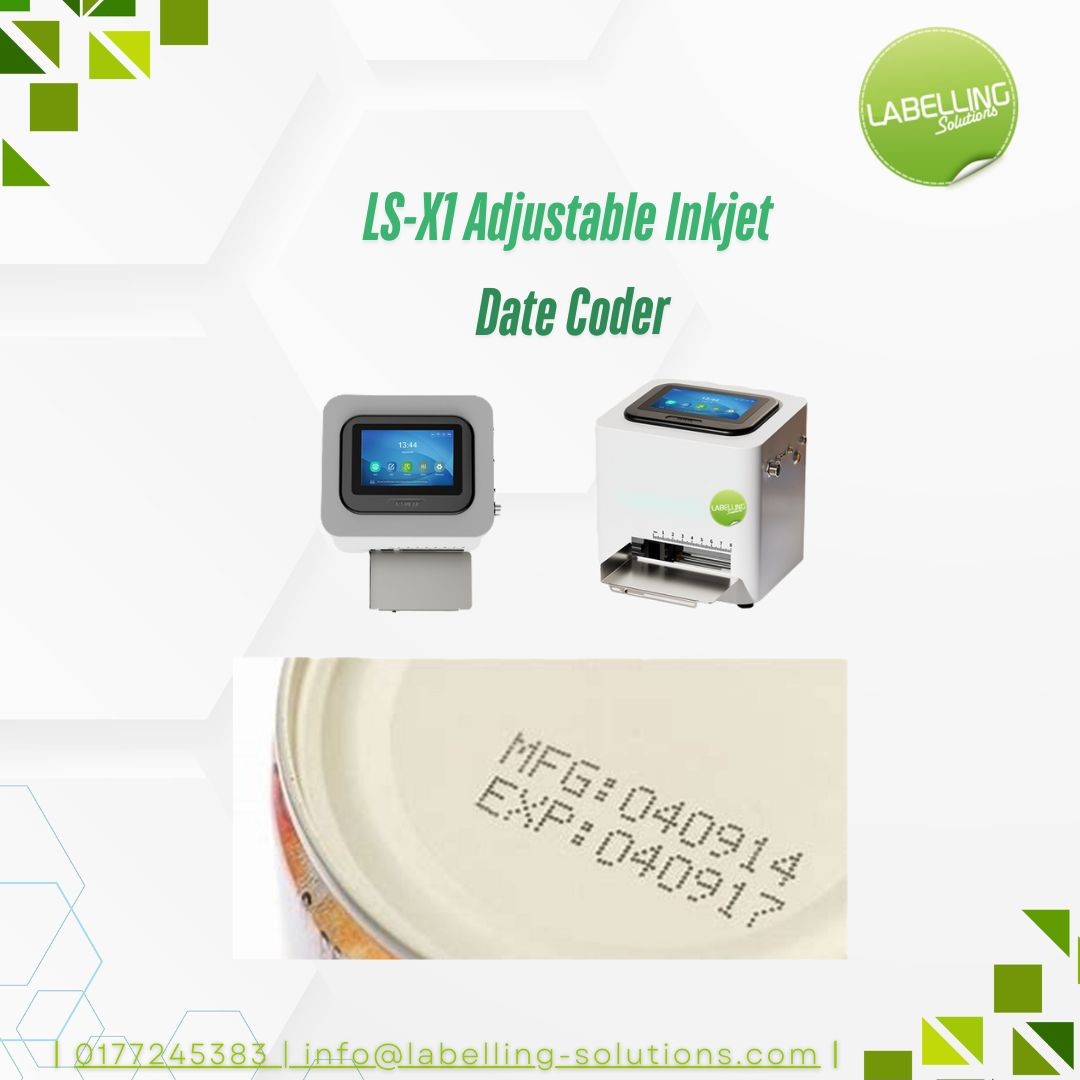 PThe LS-X1 Adjustable Inkjet Date Coder is your ultimate solution for sharp barcodes, dates, logos &amp; more on any surface! 🚀 Comes with quick-dry black ink—other colours available! 🏆💯

#inkjetprinter #datecoder #handheldprinter #PrintingMadeEasye #QuickDryInk