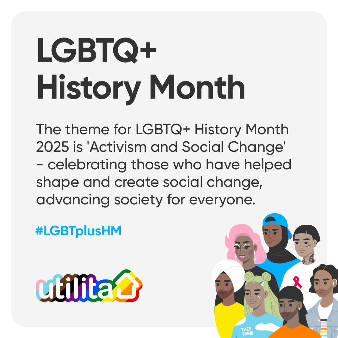 UtilitaEnergy's tweet photo. Let's deep dive into #LGBTQplusHM 2025 themeโฆ
Throughout history LGBTQ+ people have been activists & helped shape & create social change - advancing society for everyone ๐ณ๏ธโ๐
Did you know any of these LGBT+ figures? https://t.co/GYArQonYLE