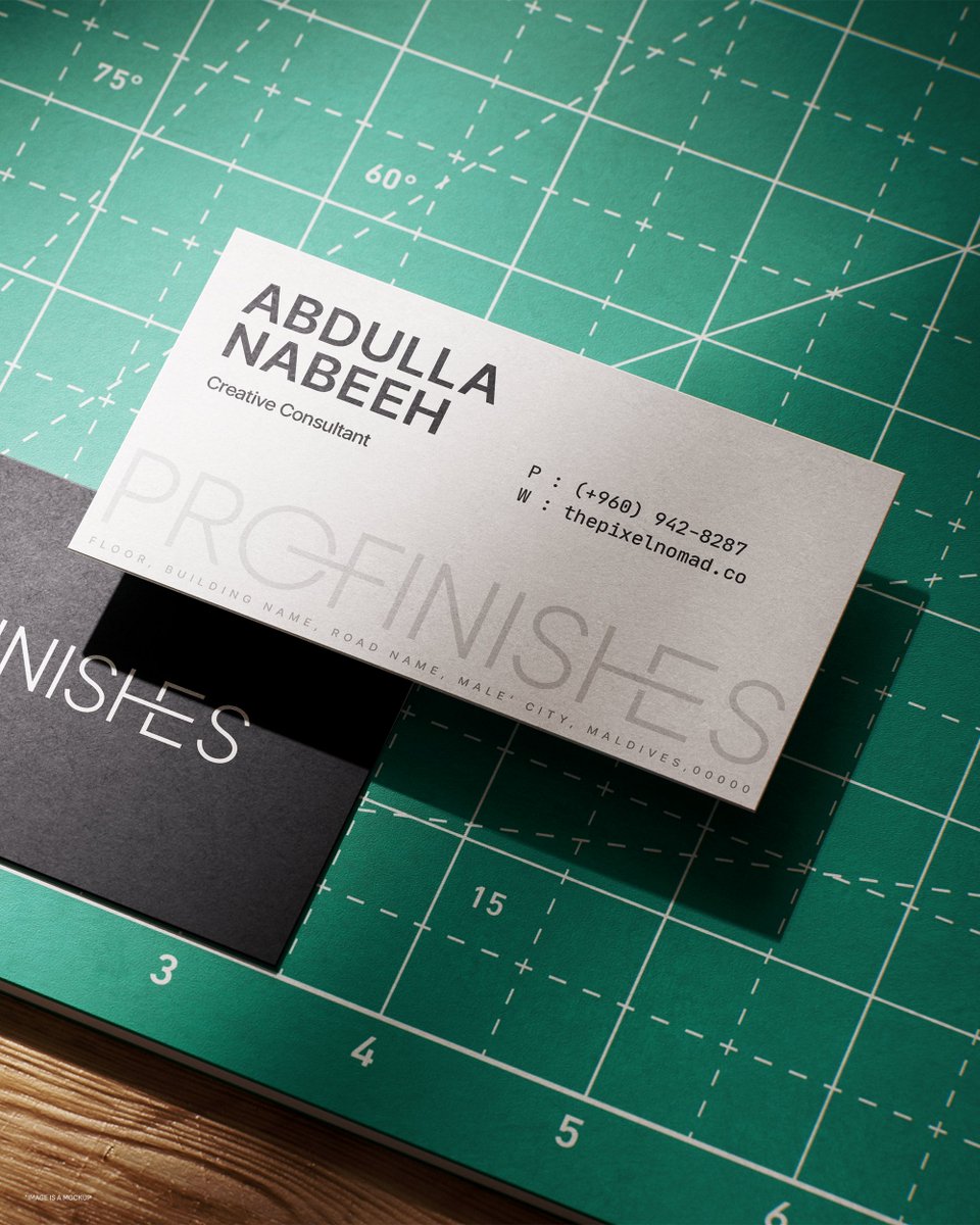 thepixel_nomad's tweet photo. Wordmark developed for the dynamic and innovative interior design and finishes company, Profinishes. The objective was to create a mark which was simple, clean and minimal to be paired with the already established logo. https://t.co/HvrNV93xeC