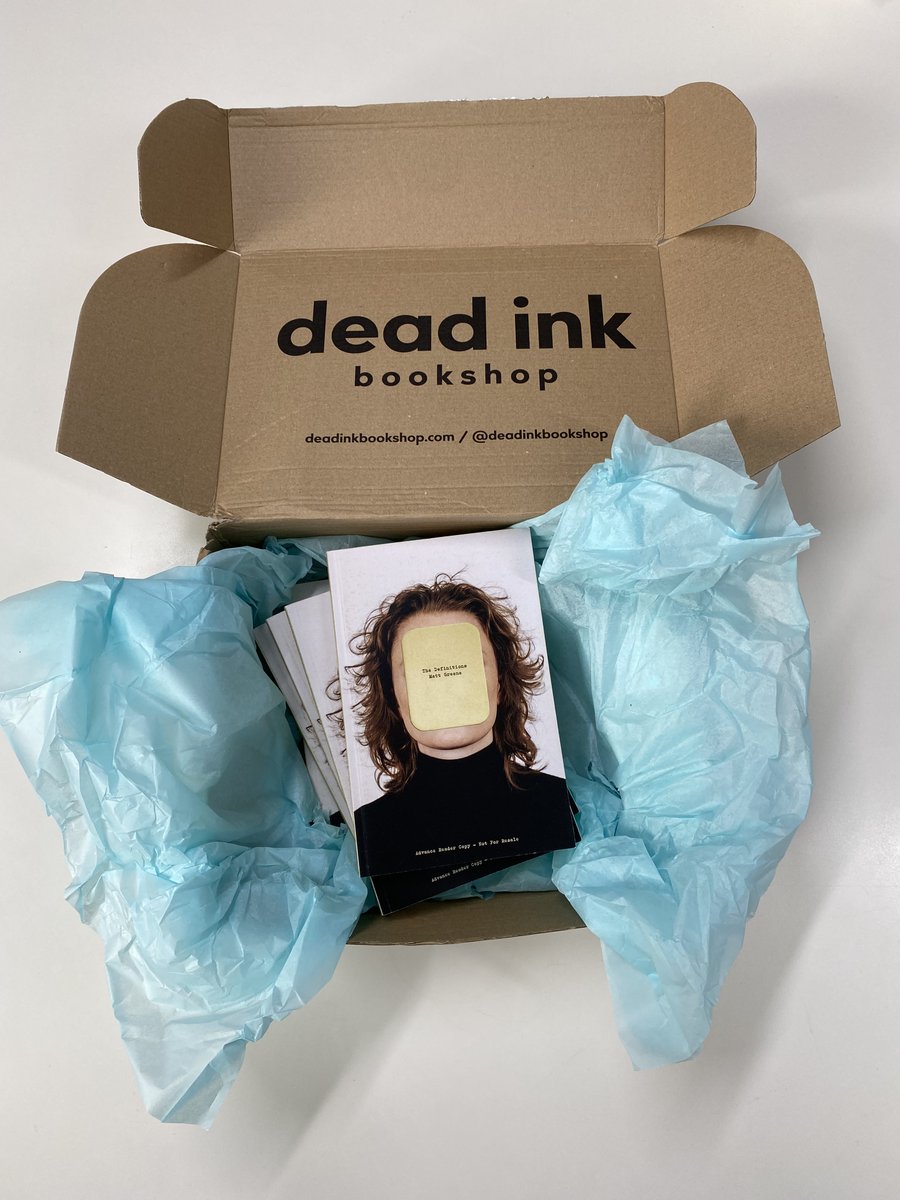 📚 Special delivery! 📚 Thrilled to get our hands on proof copies of The Definitions by <a href="/arealmattgreene/">Matt Greene</a>, out this October with the brilliant @deadinkbooks! A haunting dystopian tale of memory, identity, and human connection - this one’s going to be special. #TheDefinitions
