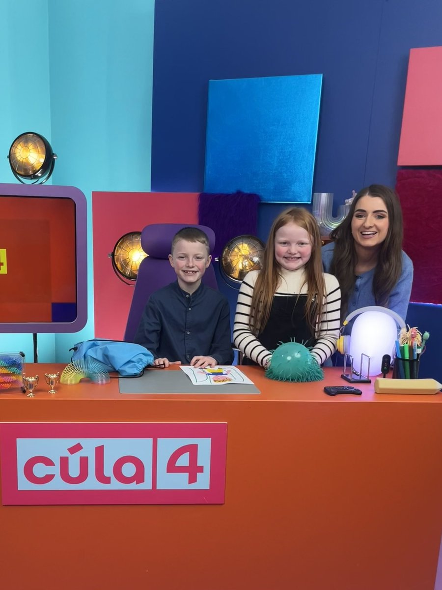 Cúla4 🌈✨ (@cula4_tg4) on Twitter photo Coinnigh súil amach don bheirt seo ó Chontae Fhear Manach ar Cúla4 go luath! 🧡 Beidh Tomás le feiceáil sa stiúideo le Niamh tráthnóna inniu 👏🏼
An bhfuil aithne agat ar dhuine óg atá ag iarraidh a bheith ina réalta teilifíse? Tar i dteagmháil linn ag eolas@moc2.ie 🌟 Coinnigh súil amach don bheirt seo ó Chontae Fhear Manach ar Cúla4 go luath! 🧡 Beidh Tomás le feiceáil sa stiúideo le Niamh tráthnóna inniu 👏🏼
An bhfuil aithne agat ar dhuine óg atá ag iarraidh a bheith ina réalta teilifíse? Tar i dteagmháil linn ag eolas@moc2.ie 🌟