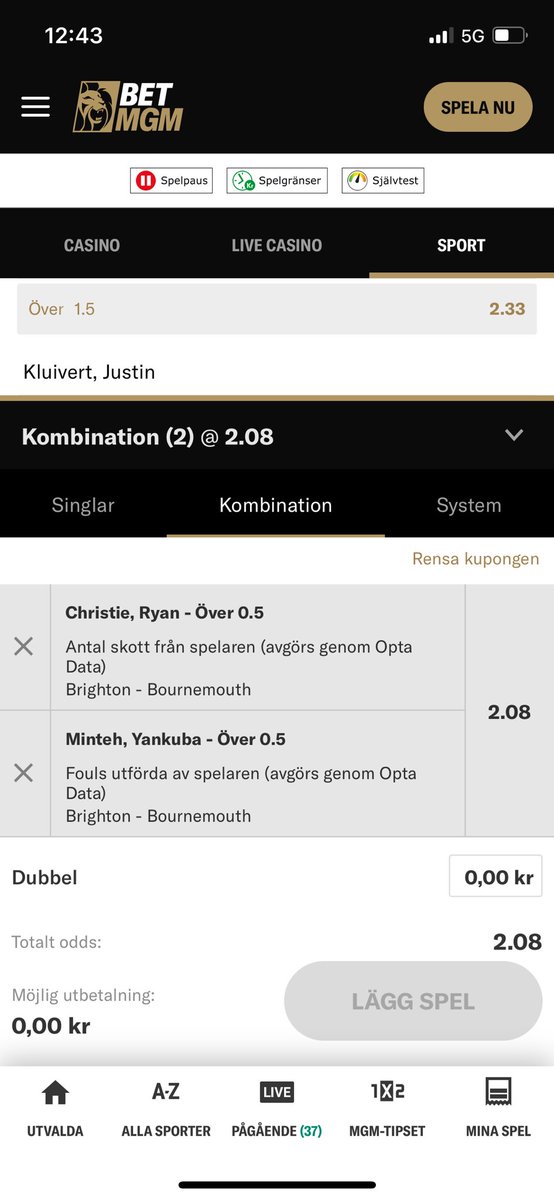 Nonni9999's tweet photo. Okay here it is!
Were going for a shot and foul double!

Christie: 1+ shot
Minteh: 1+ foul

2.08x is really good value here!✅ https://t.co/RcOz34X2cu