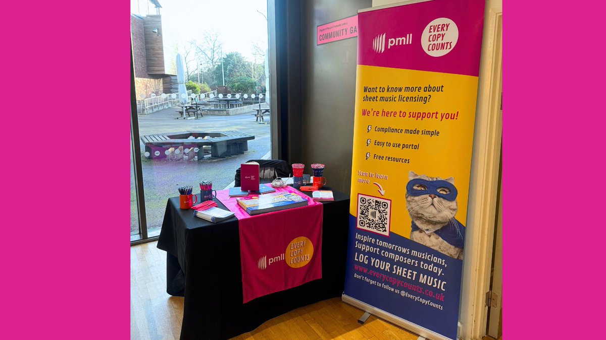 Every Copy Counts (@everycopycounts) on Twitter photo We are at the <a href="/SFE_Tweets/">Services For Education</a> Birmingham Music Education Conference today!
Music Teachers who report their data & new sign ups can come collect one of our lovely A5 notebooks - we've got loads more information, posters and stationary to hand out so come say hello!
#EveryCopyCounts We are at the <a href="/SFE_Tweets/">Services For Education</a> Birmingham Music Education Conference today!
Music Teachers who report their data & new sign ups can come collect one of our lovely A5 notebooks - we've got loads more information, posters and stationary to hand out so come say hello!
#EveryCopyCounts