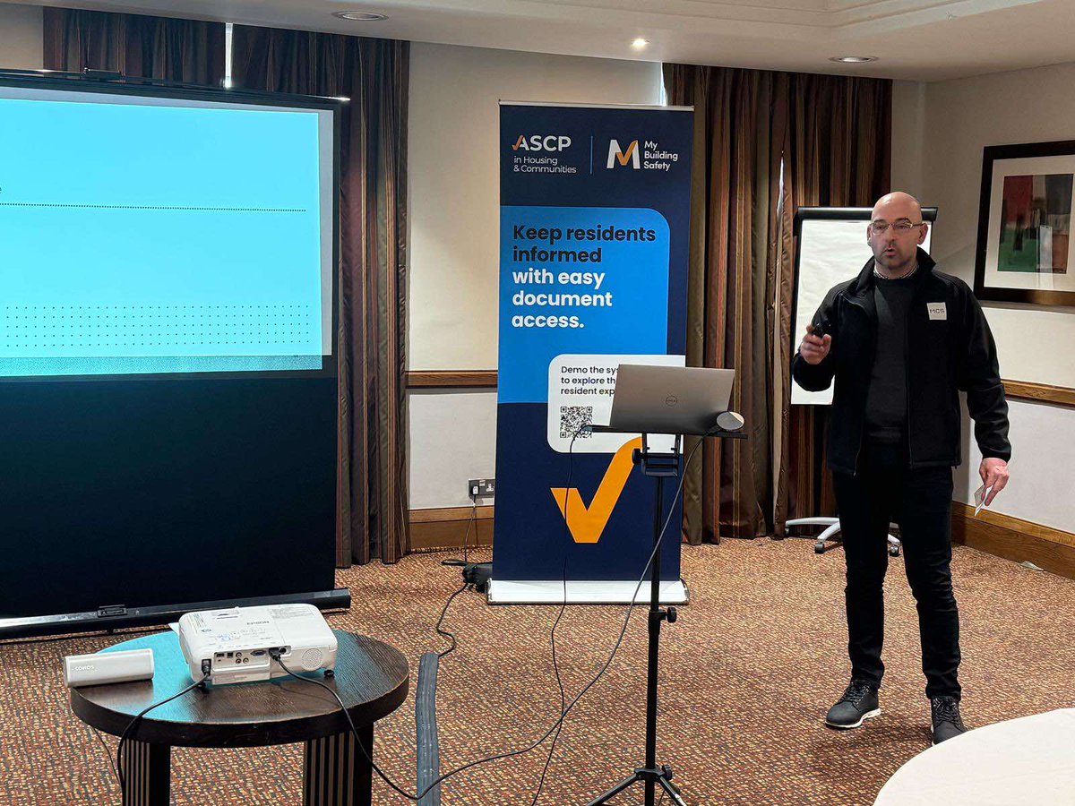 ASCP_UK's tweet image. Big thanks to Martyn from MCS for a fantastic session at #ASCPLive Scotland!

Topic: MCS Certification &amp;amp; Small-Scale Renewables
Key insights on compliance &amp;amp; the future of sustainable housing.

What was your biggest takeaway? Let us know! 

#Sustainability #HousingCompliance #MCS