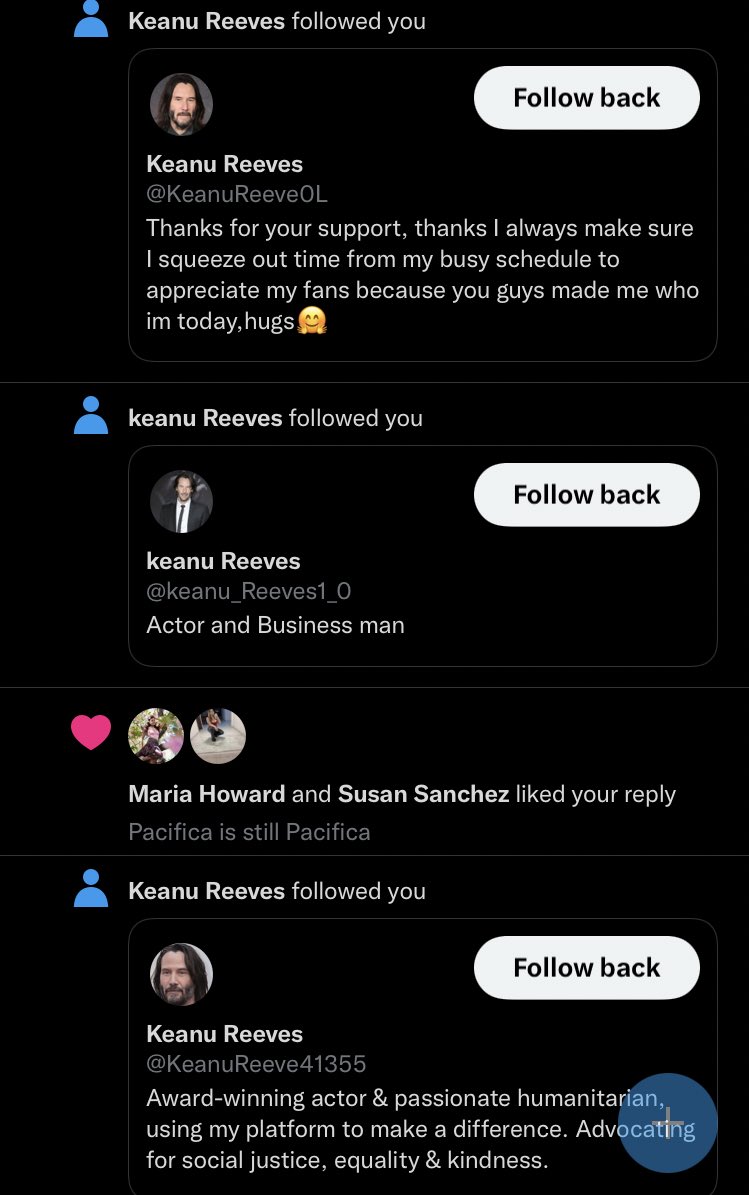 shadesofarno's tweet photo. why did three keanu reeves just follow me??
keanu reeves’ ? https://t.co/N7MKZ5ze2P