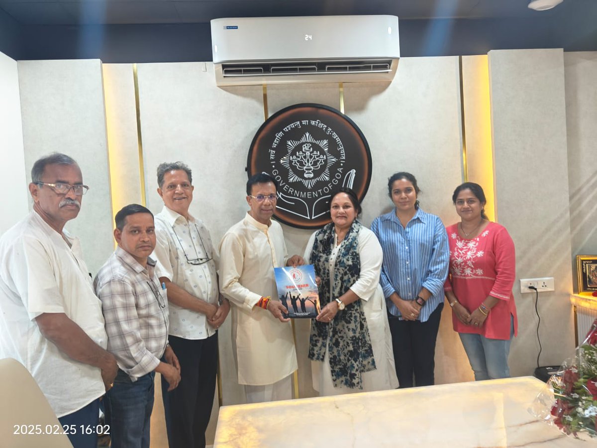 Today, executive committee members of the Hemophilia Society Panaji Chapter <a href="/GoaHemophilia/">Goa.Hemophilia</a> met Honorable Health Minister <a href="/visrane/">Vishwajit Rane</a>. We thanked him for the excellent care provided to our Persons with Hemophilia (PWH) at <a href="/GoaGmc/">Goa Medical College & Hospital - GMC</a>, and also for service support provided to all