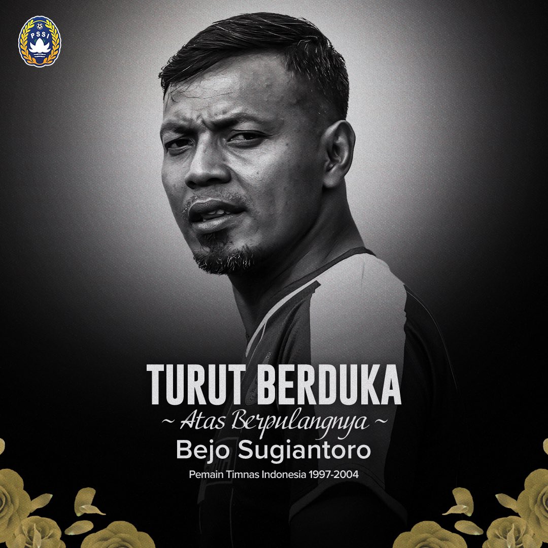 Hati dan pikiran kami senantiasa bersama keluarga serta orang terdekat dari mendiang Bejo Sugiantoro.

‣ #PSSI