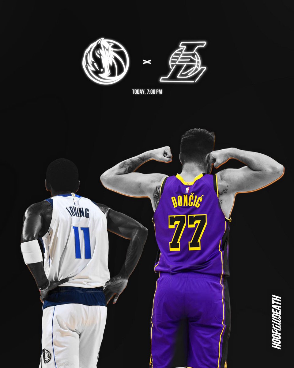 hooptilldeath's tweet image. Today, @ 7PM PT The LA Lakers will host the Dallas Mavericks… the first meeting versus Luka’s old team 💔 #lakers #lukadoncic #nba