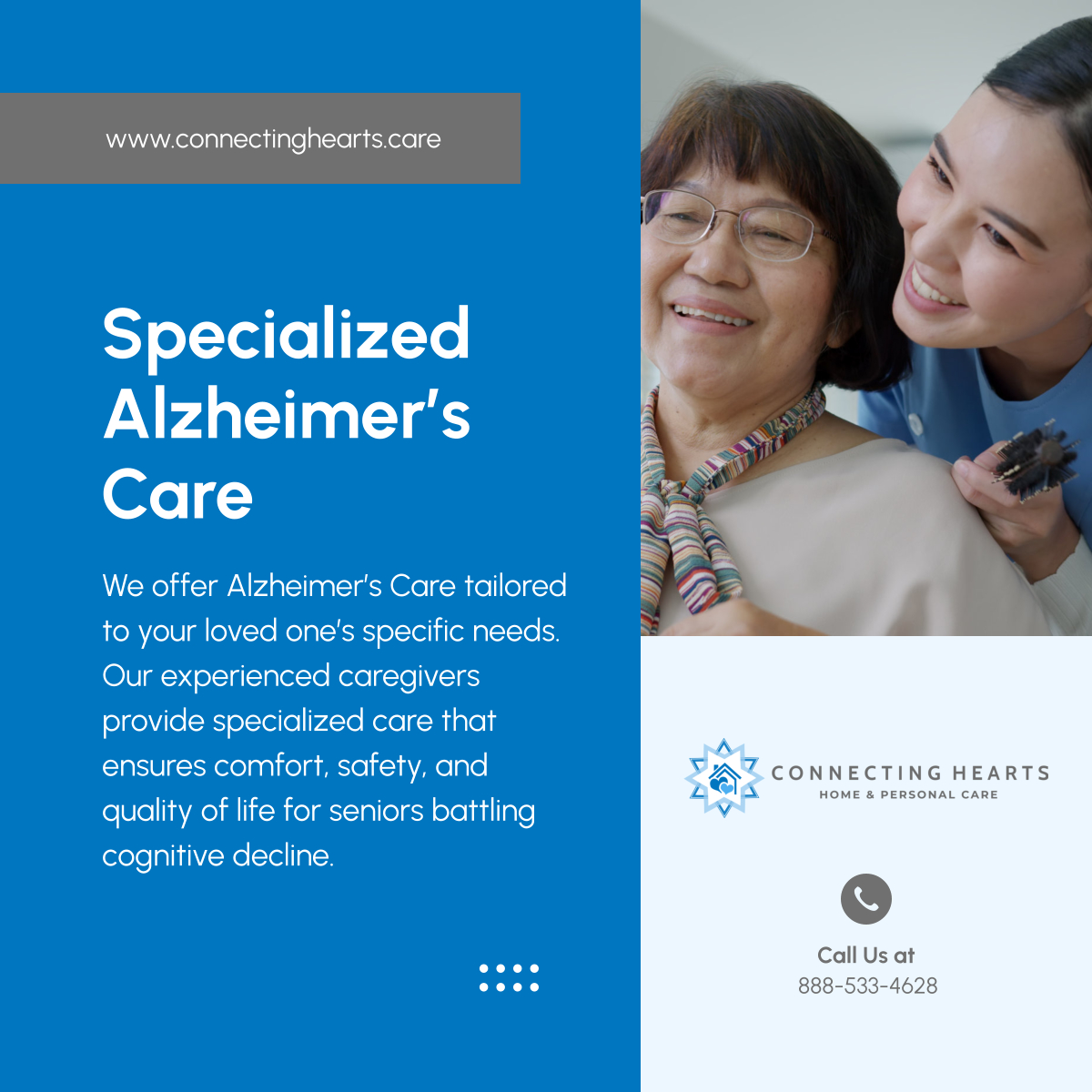 home_connecting's tweet photo. Caring for someone with Alzheimer’s requires patience and expertise. Our Alzheimer’s Care provides not just physical assistance but emotional support, helping both you and your loved one manage the challenges of the condition.

#AlzheimersCare #MemorySupport #PasadenaCA https://t.co/TVQ5gSaAQn