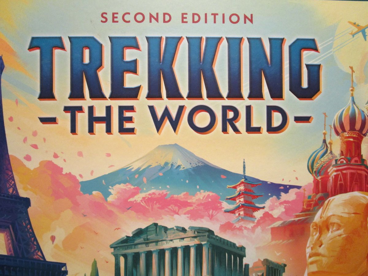 Wondering about the difference between first and second edition of Trekking the World, from <a href="/GamesUnderdog/">Underdog Games</a>? Check out my (overdue) review of the 2nd edition from designers <a href="/Nick__Bentley/">Nick Bentley 🎲</a> and Charlie Bink  here:

boardgamegeek.com/thread/3466095…

#boardgames. Sponsored post.