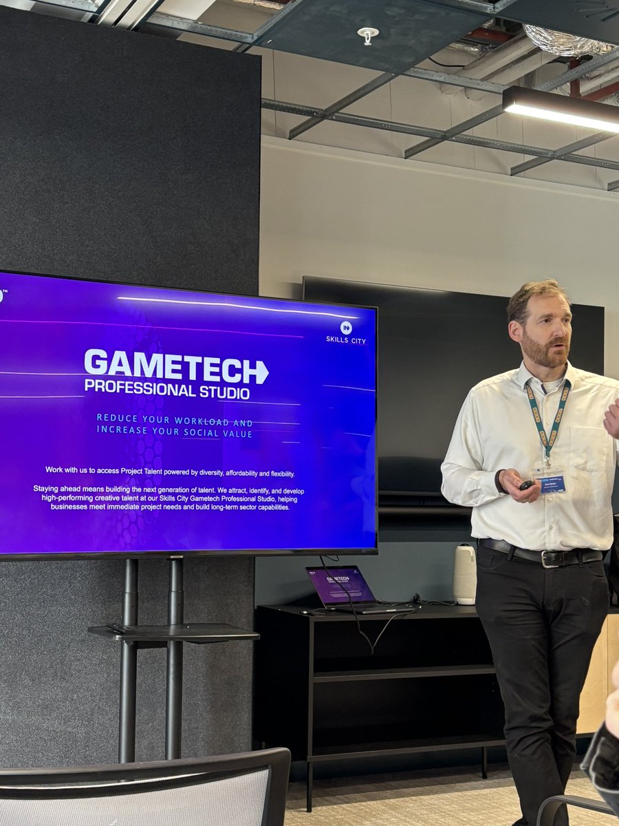 Gameopolis (@gameopolismcr) on Twitter photo At the German Games Delegation event at <a href="/HOSTSalford/">Home of Skills & Technology</a> with Simon Benson - if you need temporary fresh talent for your studio projects then get in touch At the German Games Delegation event at <a href="/HOSTSalford/">Home of Skills & Technology</a> with Simon Benson - if you need temporary fresh talent for your studio projects then get in touch