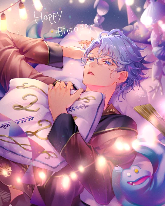 今年も、お誕生日おめでとうございます!(大遅刻ほんとにごめんなさい!)#アズール・アーシェングロット誕生祭2025 