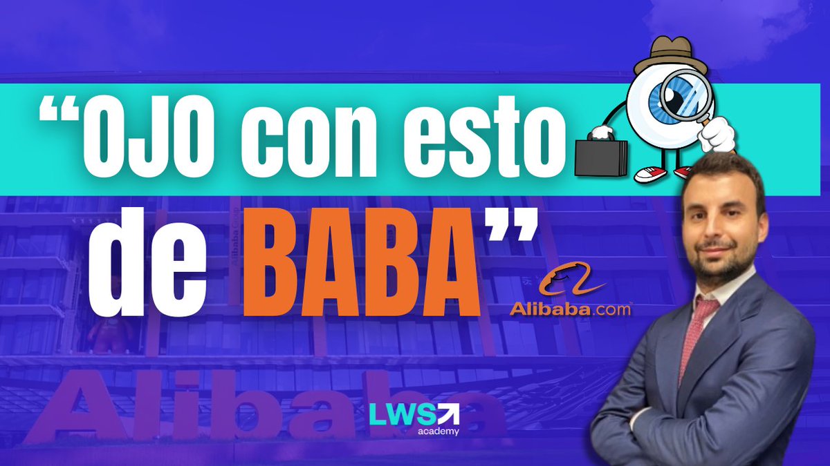 LocosWallStreet's tweet photo. 📢 ¡HOY en DIRECTO a las 20:30! 📢
Analizamos los últimos resultados de Alibaba ($BABA) con Gabriel Castro (@gabcasla).📉
¿Es momento de invertir? 🔥 No te lo pierdas.
🔴 Únete al directo y participa en el chat
#Alibaba #BABA #Bolsa #Inversión #Trading #GabrielCastro #AnálisisBursátil