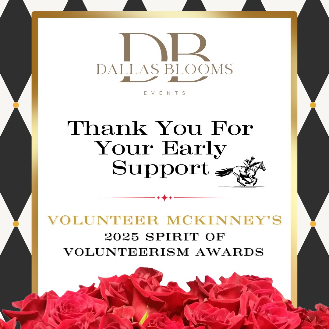 Thank you, Dallas Blooms, for supporting Volunteer McKinney as an A Show of Gratitude sponsor for the Spirit of Volunteerism Awards 2025! Your generosity helps us honor those making a difference in Collin County through volunteerism.
#VolunteerMcKinney #SpiritofVolunteerism