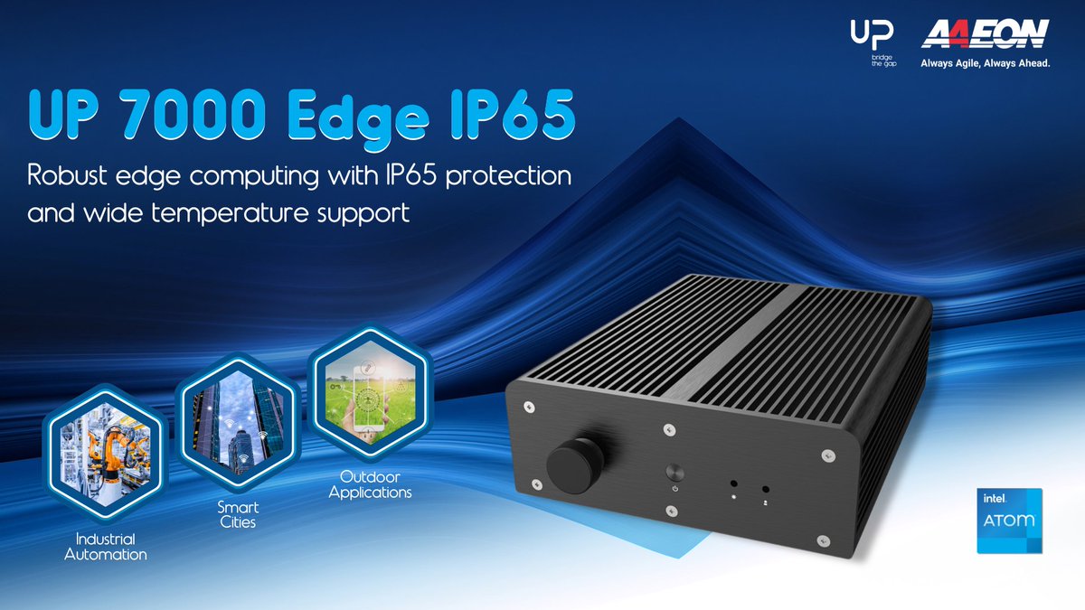 Transform your IoT deployment with the #UP7000EdgeIP65 gateway. This is designed to meet the needs of both industrial and commercial environments, helping your projects to innovate and grow.

Learn more about UP 7000 Edge IP65: up-board.org/up-7000-ip65-e…

#IoT #EdgeComputing