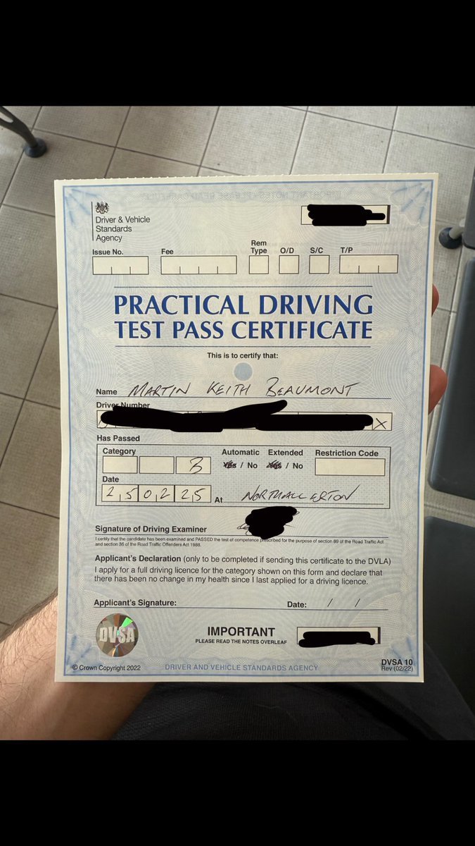 TranceMB_'s tweet image. Finally! Passed with 1 minor 🕺🚘