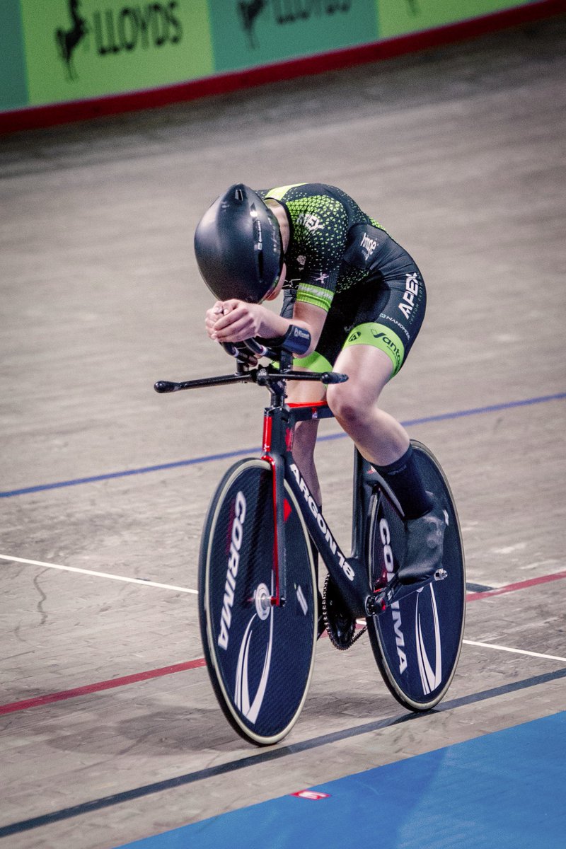 StuartDavies72's tweet photo. National Championships. 12/17 in the 4KM IP at elite/senior level (9/17 fastest in the last K!). Really encouraging considering never having ridden this event before. Great job pacing strategy by @BeicioCymru coach, Rob Partridge. Onwards… https://t.co/VN28gGhoCR