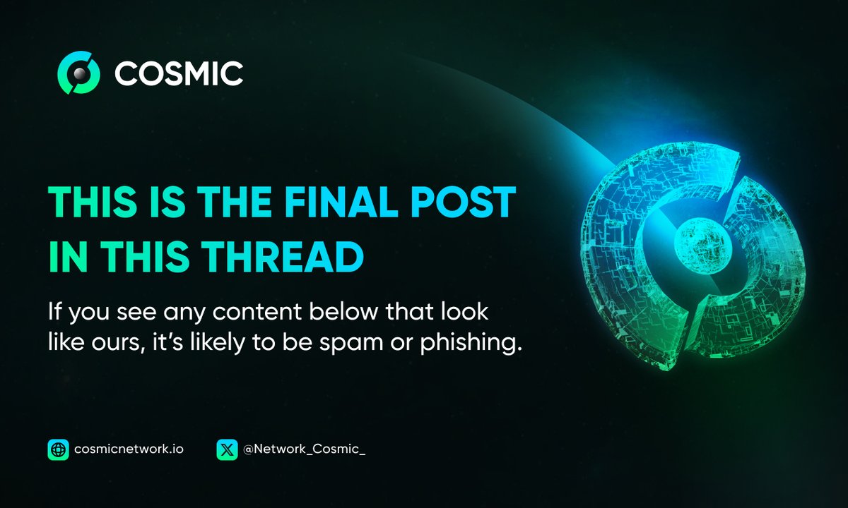 Cosmic Network tweet media